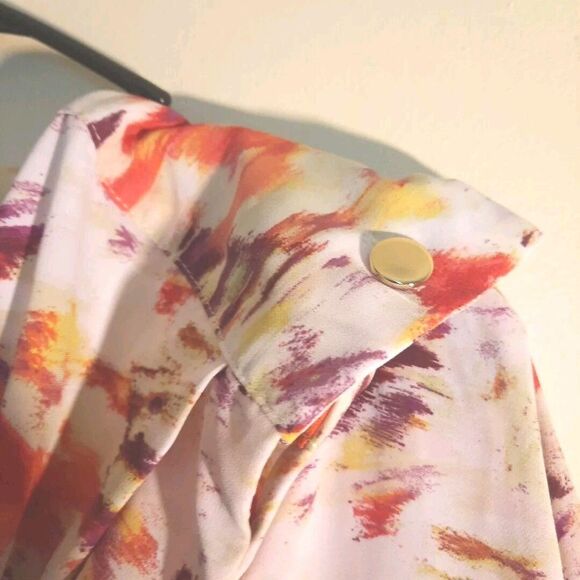 Terra & Sky Women’s Multicolor Blouse – Size 4X – Plus Size Boho Top - Picture 2 of 9